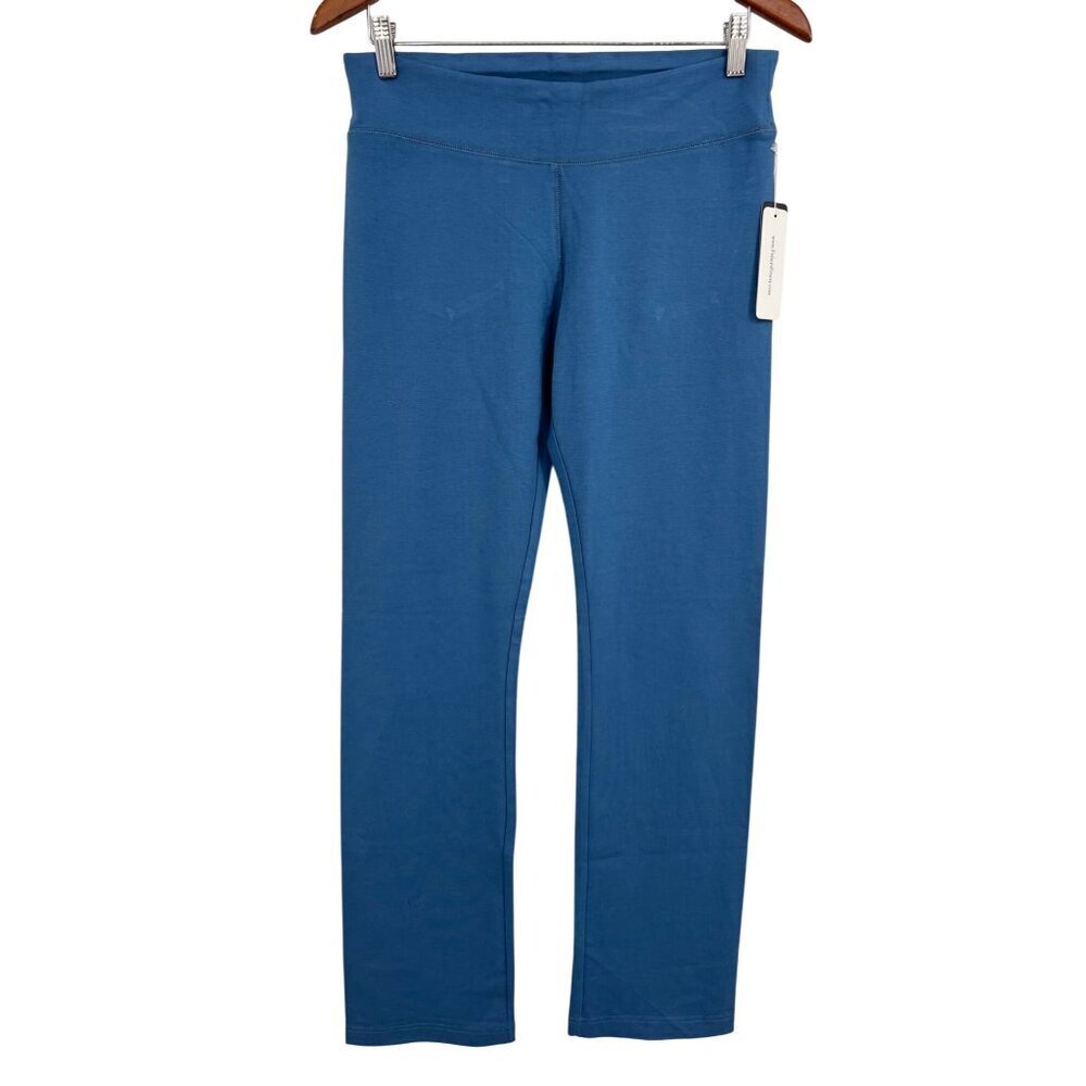Fishers Finery Pant Legging Size Large L Women Blue Pocket Stretch Pocket New